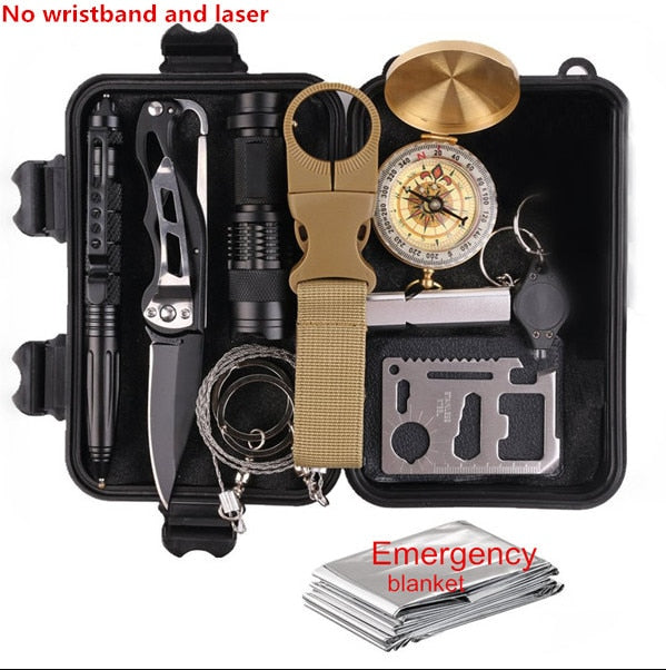 12-In-1 Camping Survival Kit