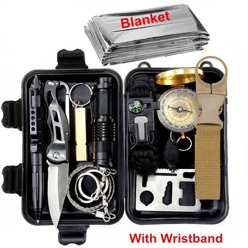 12-In-1 Camping Survival Kit